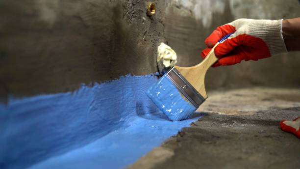 Commercial Waterproofing project at a Athens, GA business property by SJ Waterproofing Pros
